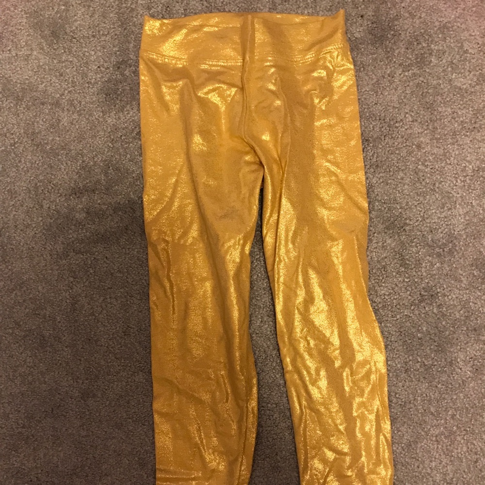 Gold leggings
